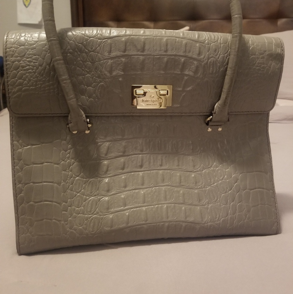 Grey Kate Spade Bags